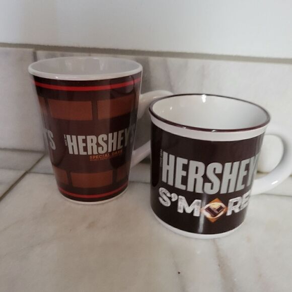 Hershey's Special Dark Chocolate Mug & Chocolate Smores Mug Set of 2 - Picture 1 of 12